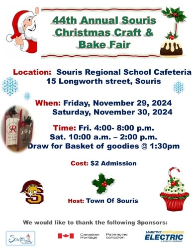 44th Annual Souris Christmas Craft & Bake Fair