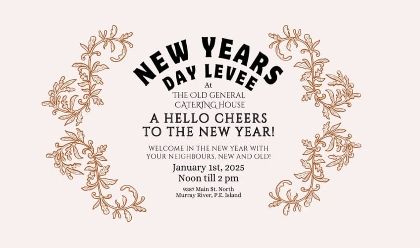 New Years Day Levee at the Old General Catering House