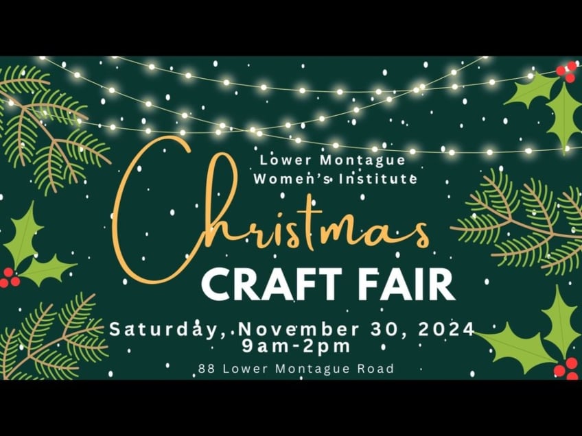 Lower Montague Women's Institute Christmas Craft Fair