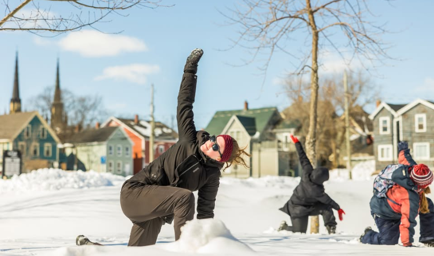 Snow yoga - Feb 8