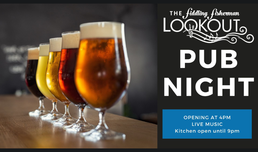 Fiddling Fisherman Lookout Pub Night - Oct 25