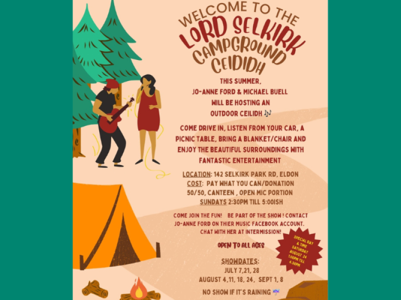 Lord Selkirk Campground Ceilidh - August 4