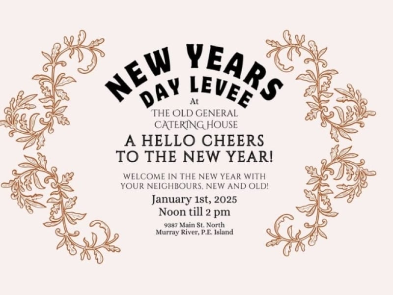 New Years Day Levee at the Old General Catering House