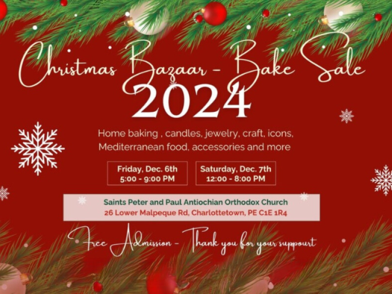 Christmas Bazaar - Bake Sale