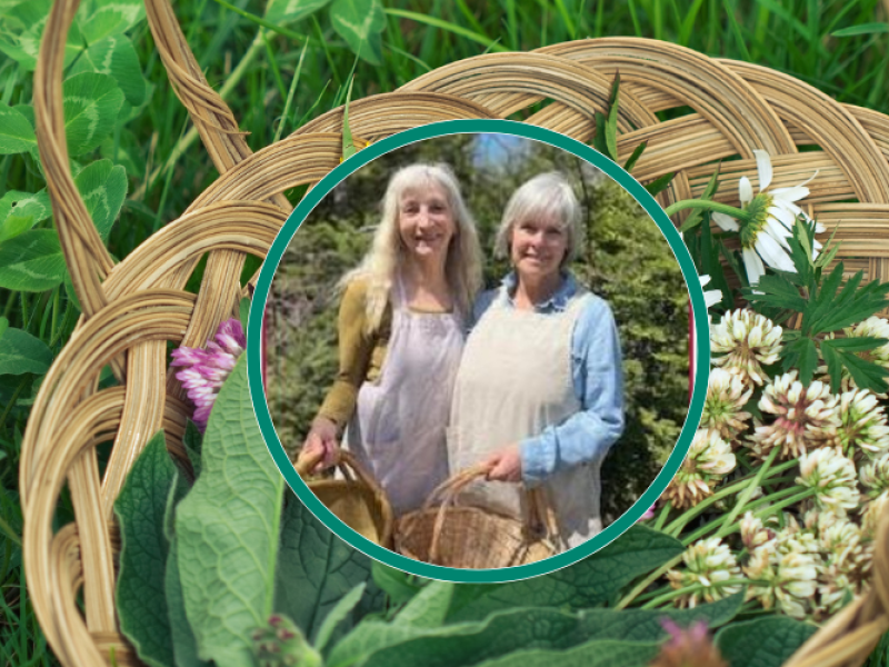 Foraging with Lise & Ginette