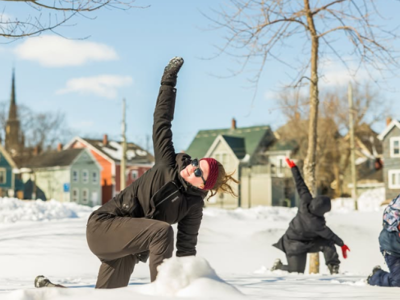 Snow yoga - Feb 8