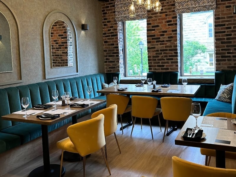 Interior view of Claddagh House dining room