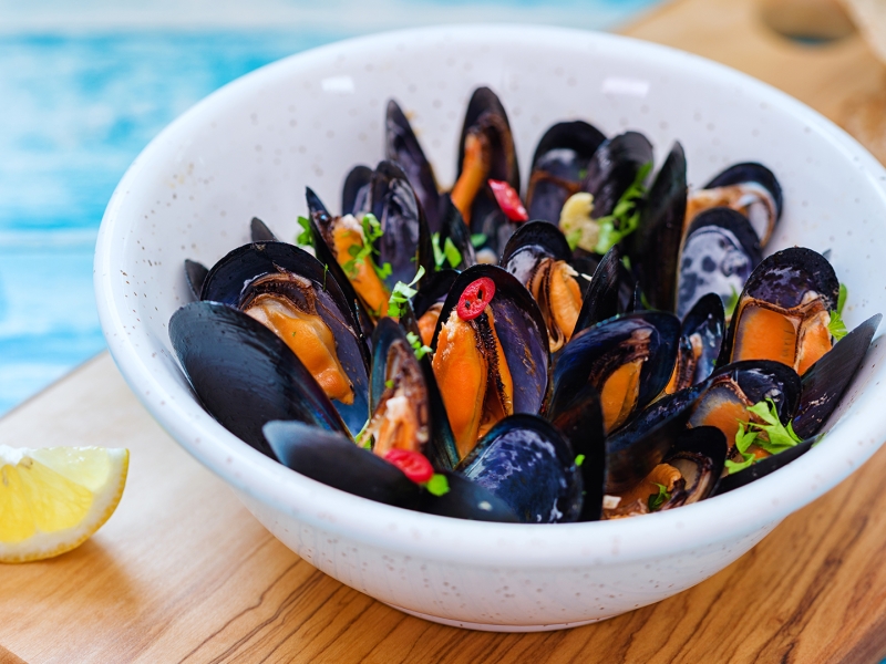 Mejillones Escabechado / Latino Moonshine Mussels