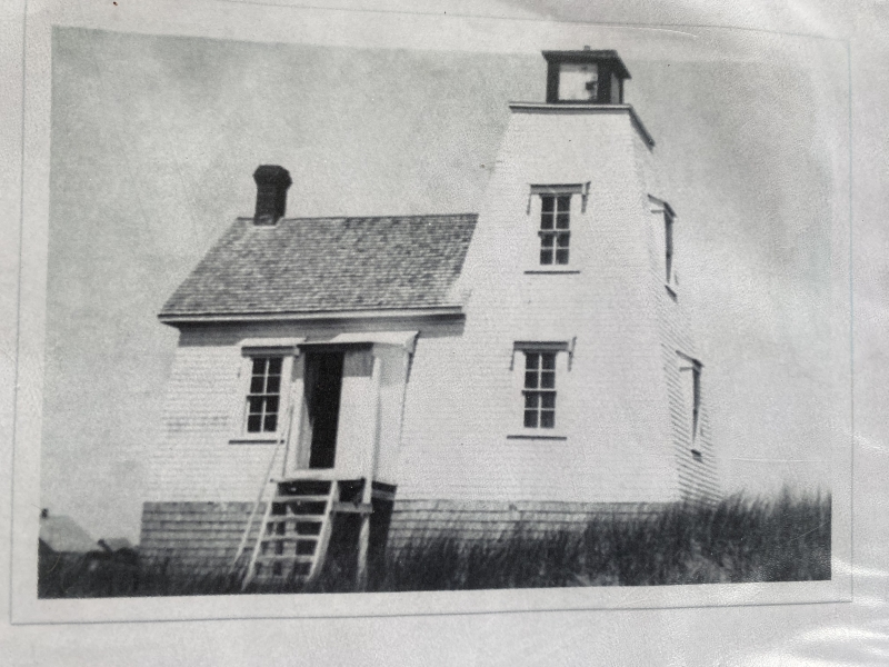 Historic image of Hardy Channel Lighthouse