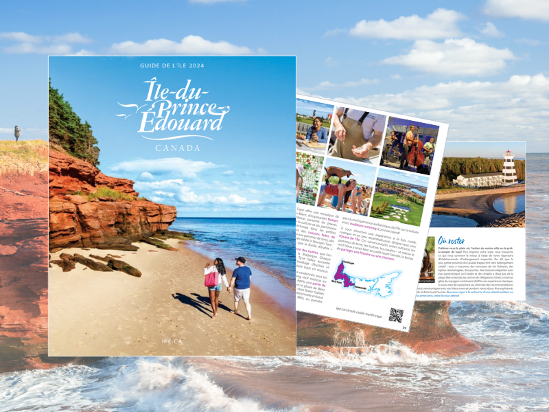 Screenshots of French PEI Visitors Guide