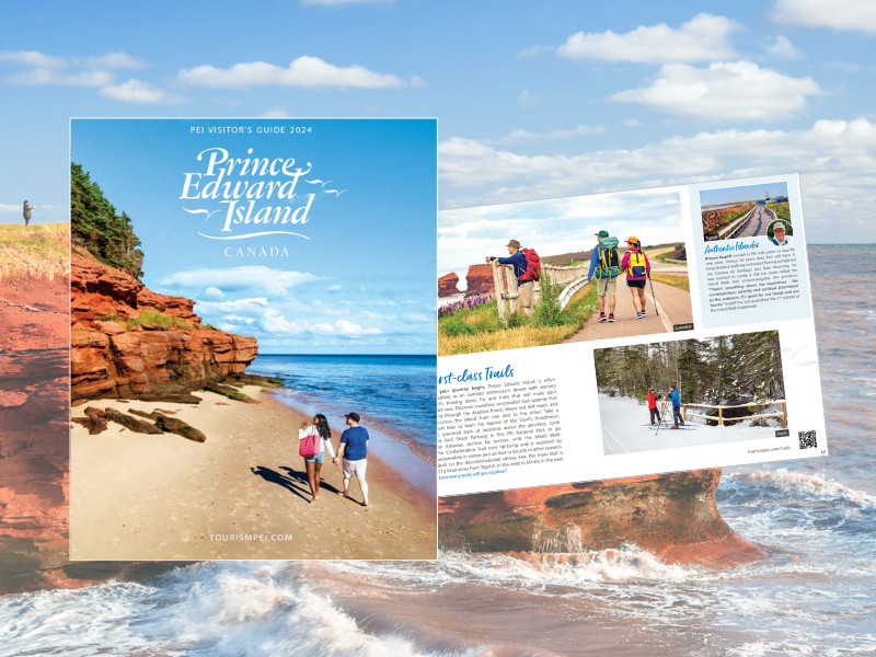 Screenshots of PEI Visitors Guide