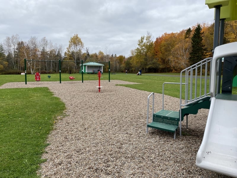 Outdoor stage at Bloomfield Provincial Park 