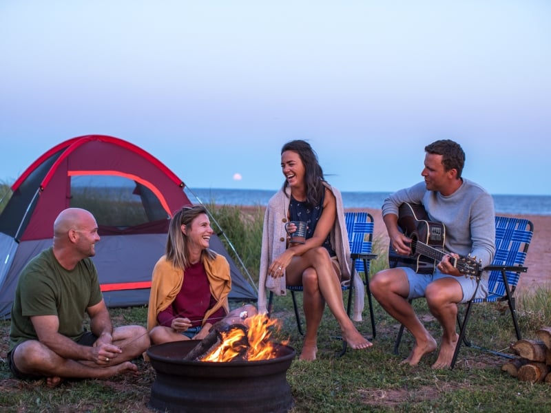 Bonfire on the beach