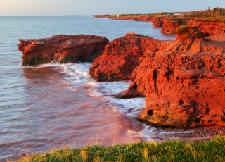 Seacow Pond, ocean, rocks, cliff