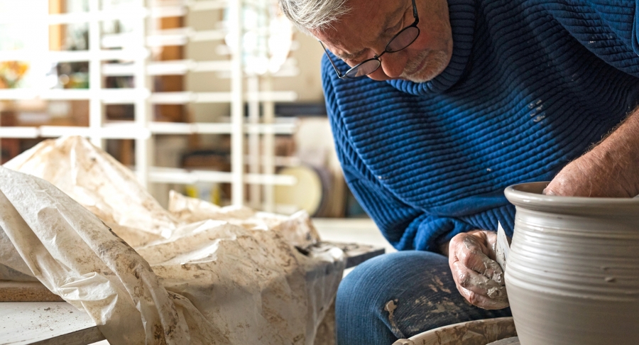 The Dunes Studio Gallery, potter, pottery