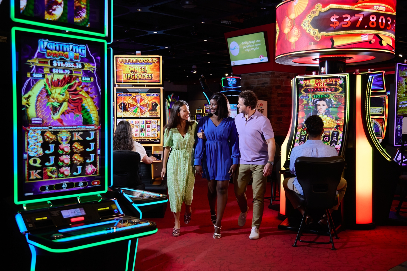 Interior shot at Red Shores Casino Charlottetown