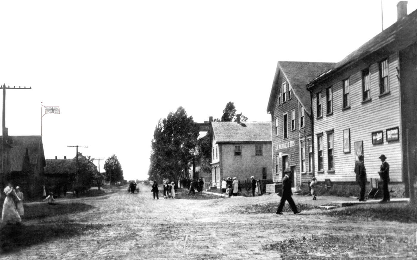 Historic image of Water Street, Georgetown