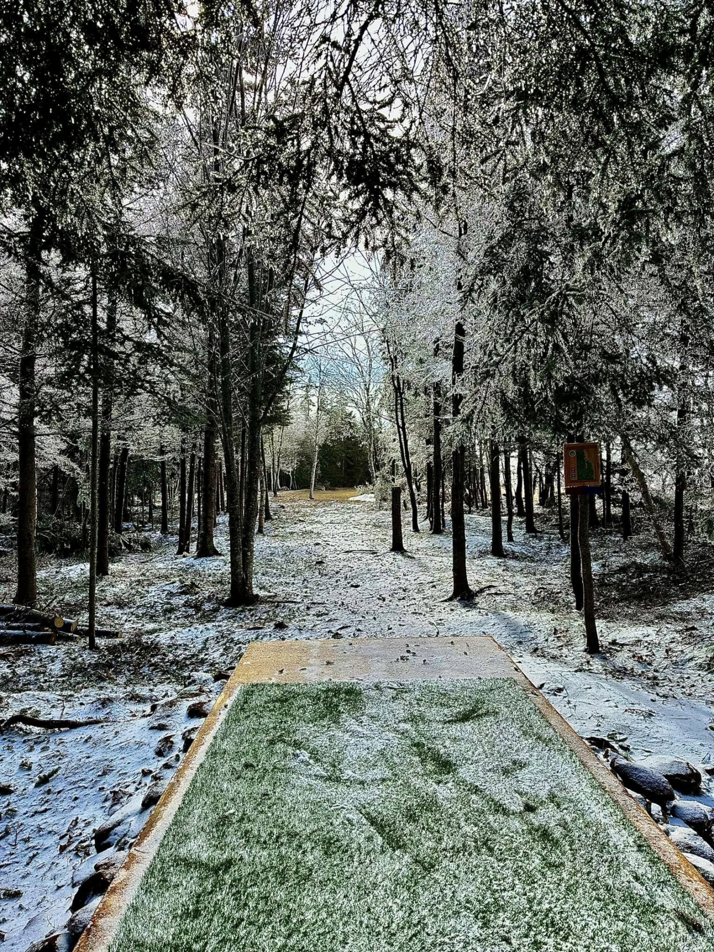 Tee box at Glenaladale