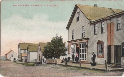 Historic image of Main Street, Victoria, PEI, 1911