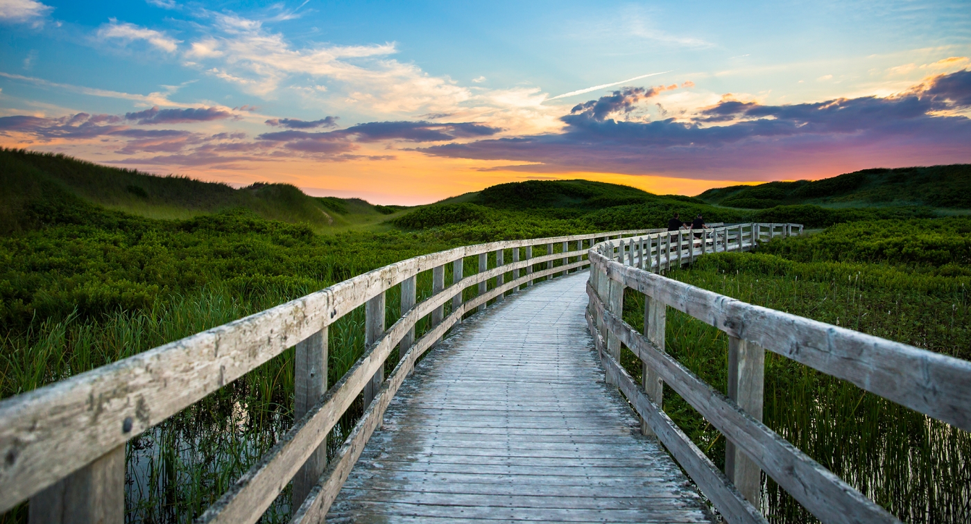 Greenwich Boardwalk Sunset